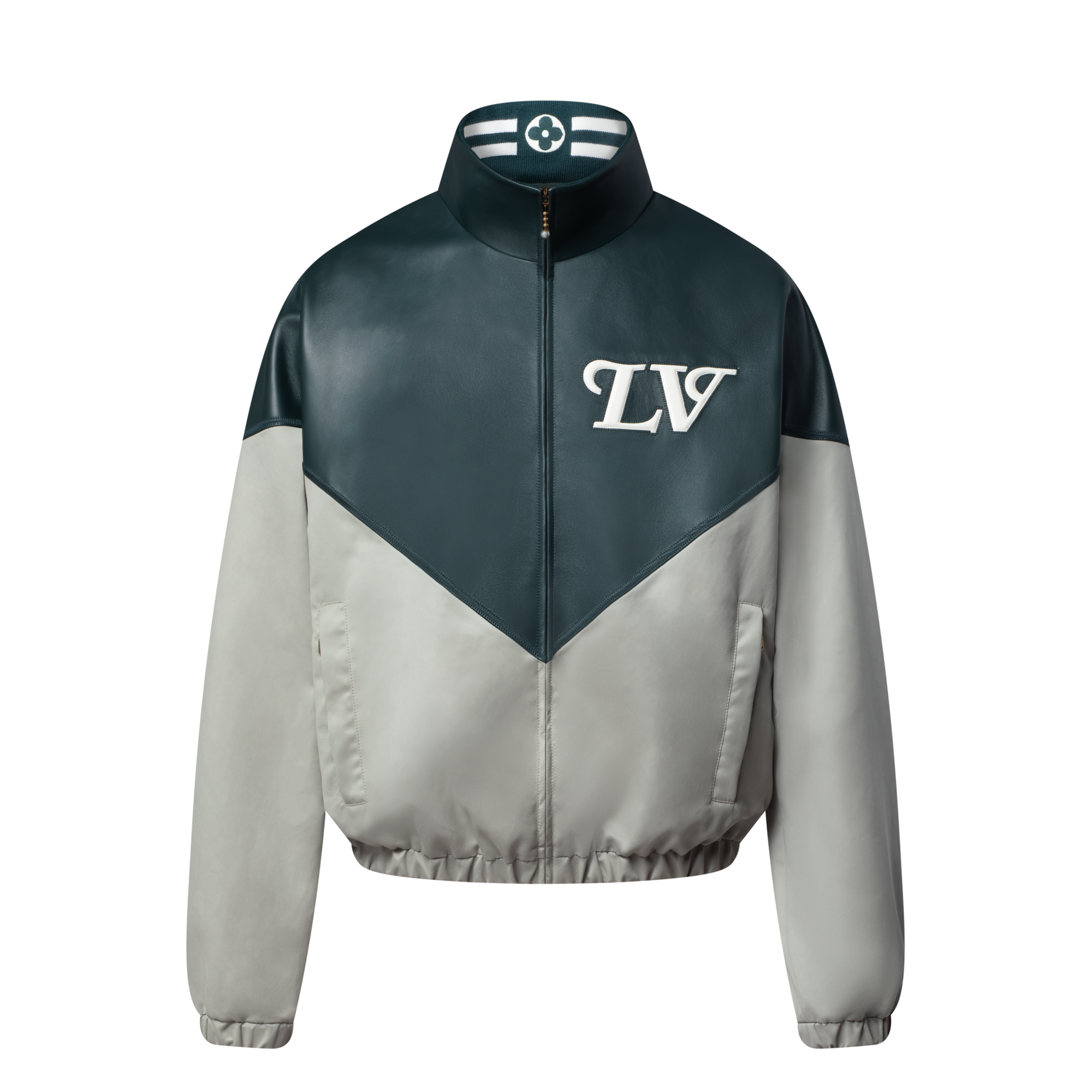 Graphic Leather Mix Tracktop - Men - Ready-to-Wear | LOUIS